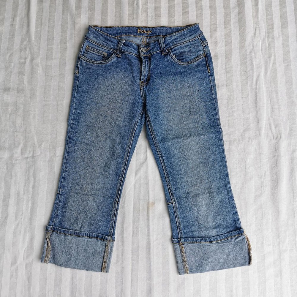 Bongo Stretch Denim Cropped Jeans Capris